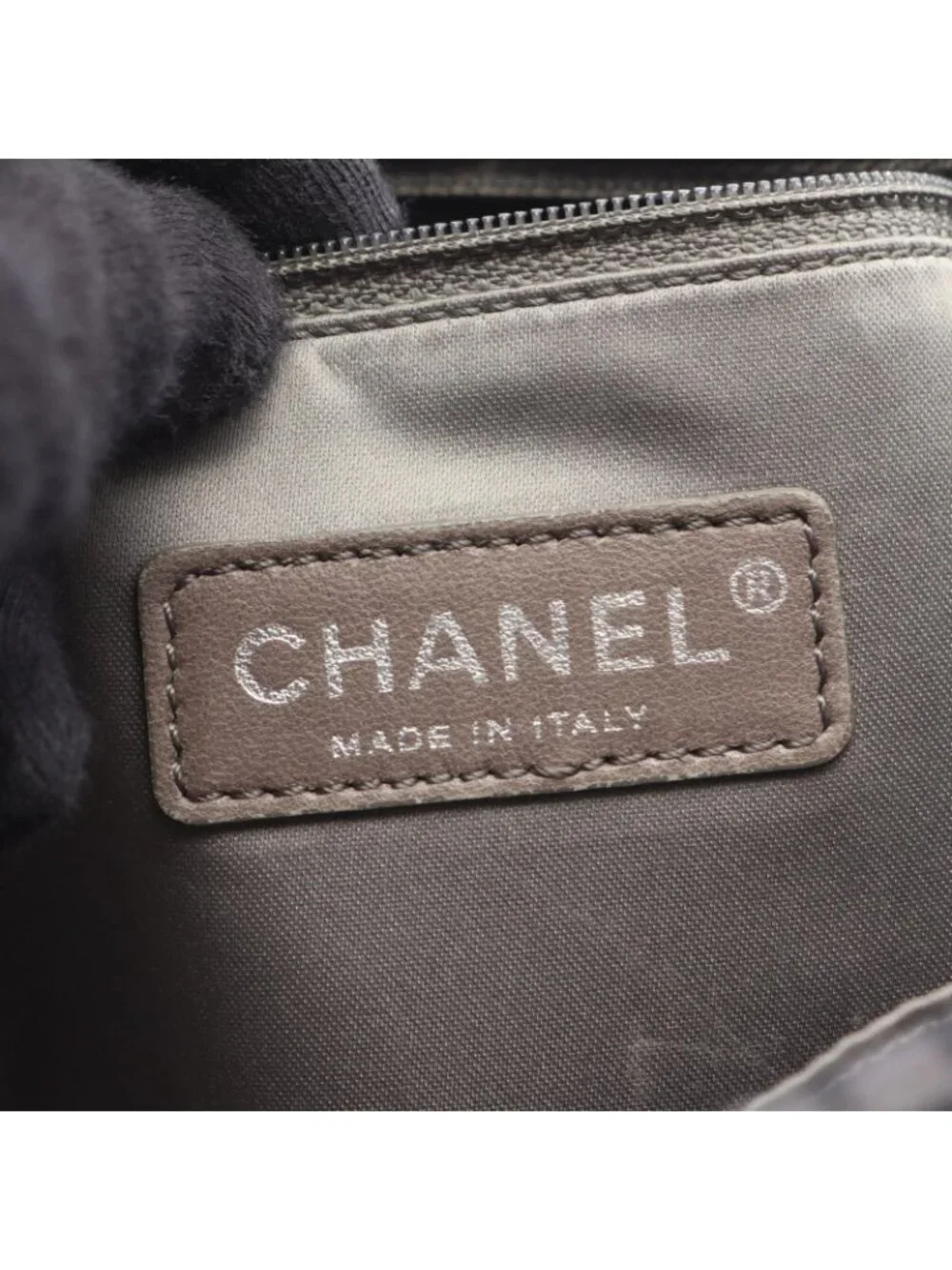 Chanel Shoulder Bag 2.55 Perforated Combination Black Leather Chain